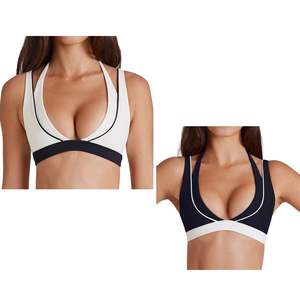 Sujetador Deportivo Reversible Personalizado al por Mayor para Mujer, Top Corto para Gimnasio, Yoga y Entrenamiento, Sujetador Deportivo Transpirable - Product Image 1