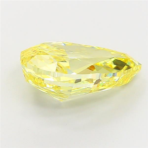 เพชรคุณภาพสูง เกรด IGI สีเหลืองสดใส ระดับ Fancy Vivid Yellow  แบบ CVD Type 2A  คุณภาพเยี่ยม ให้ประกายวิบวับ โดดเด่น เหมาะสำหรับเครื่องประดับ  ได้รับการรับรองแล้ว - Product Image 5