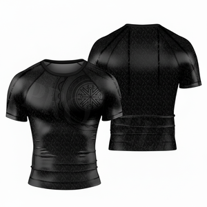 Camiseta de Compresión de Manga Larga y Corta, Protección UV, Material Personalizado, para Fitness, Surf, Cómoda - Product Image 4