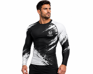 <b>Men</b>’s Long Sleeve <b>Compression</b> <b>Shirt</b> Athletic Base Layer Rash Guard Gym Workout Running Training Fitness Custom Sublimation Sport - Product Image 1