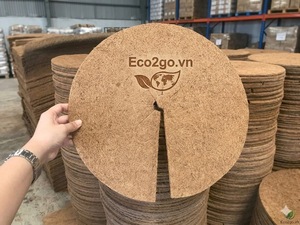 Anneau de paillis en fibre de coco écologique moderne pour la suppression des mauvaises herbes, idéal pour les pépinières et les jardins - Product Image 3