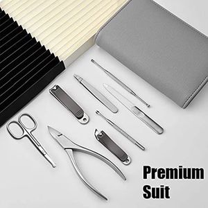 Kit de manucure Morje Surgical 7 en 1 en acier inoxydable avec étui, style classique portable, professionnel et durable pour adultes - Product Image 6
