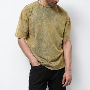 Camisetas de Hombre 100% Algodón con Lavado Ácido, Diseño de Letras Estilizadas con Serigrafía, para Uso Casual y a la Moda, Más Vendidas - Product Image 6