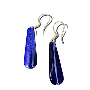 Pendientes de piedra de lapislázuli, joyería de lapislázuli, pendientes de lapislázuli - Product Image 5