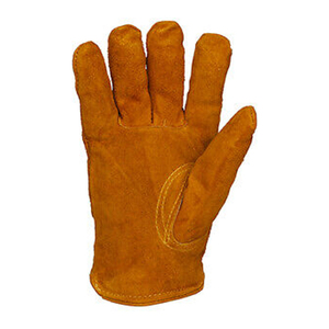 High Quality Cow Grain Leather Driver Working <b>Gloves</b> Wholesale Elastic Band Custom Logo Safety Driving Work <b>Gloves</b> - Product Image 2