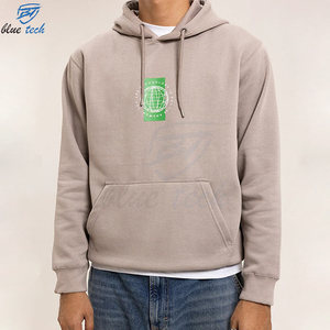 เสื้อฮู้ดผู้ชายผ้าฝ้ายฟลีซ สวมใส่สบาย สไตล์ลำลอง สตรีทแวร์ เหมาะสำหรับฤดูหนาว มีซิป แห้งเร็ว เป็นมิตรกับสิ่งแวดล้อม รับผลิตตามแบบ - Product Image 5