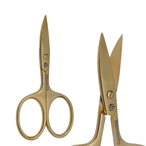 Ciseaux à ongles pliables écologiques en acier inoxydable Stahlmann Pro, lames courbées tranchantes, manche en acier - Product Image 4