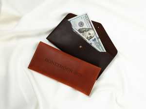 Portefeuille de budget en cuir véritable avec enveloppes à monnaie, fabricant en gros, logo personnalisé, organiseur d'argent de luxe, pochette LCE-0042 - Product Image 2