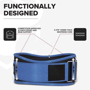 Hot Selling Lightweight Neoprene Gym Trainer <b>Belt</b> High Quality Breathable Weightlifting Safety Accessory Weightlifting <b>Belts</b> - Product Image 2