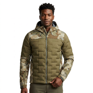 Custom Unisex Winter Lightweight <b>Waterproof</b> Windproof Breathable Quick Dry 100% Polyester Camouflage Hunting Rain <b>Jacket</b> Stand - Product Image 6