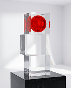 Custom Acrylic Award Trophy Laser <b>Engraved</b> Nautical Sports Trophy Cup Luxury Blank Crystal Acrylic <b>Plaque</b> Corporate Business - Product Image 2
