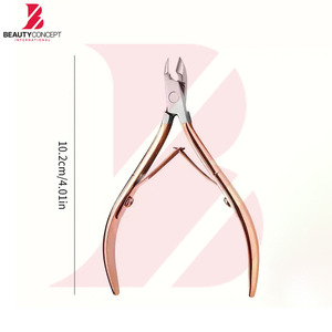 คุณภาพดี สีสันหลากหลาย ผลิตภัณฑ์ดูแลเล็บและกำจัดหนังกำพร้าอย่างสมบูรณ์แบบ เครื่องมือสแตนเลสสำหรับตัดหนังกำพร้าและเล็บ - Product Image 5