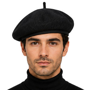 Luxury Wool <b>Beret</b> Hat Premium Felt Fabric Classic French Fashion Soft Warm Lightweight Outdoor Casual Winter Styling - Product Image 2