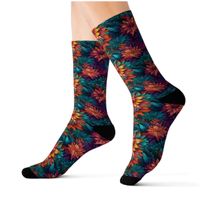 Chaussettes de basket-ball sublimées de qualité supérieure, antidérapantes, pour les équipes - Product Image 2