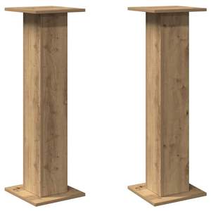 Soportes para Altavoces de Madera de Roble Artesanal de 11.8x11.8x37.4 Pulgadas, Juego de 2 Piezas para Instrumentos Musicales - Product Image 2
