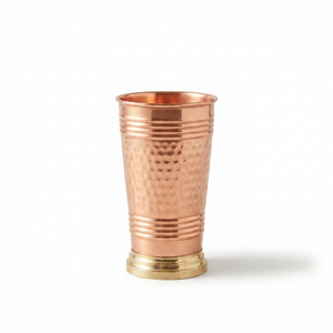 Hammered Copper Water <b>Glass</b> <b>Set</b> Pure Copper Drinking <b>Tumblers</b> Handmade Ayurvedic Cups Kitchen Dining Wholesale Supplier Exporter - Product Image 1