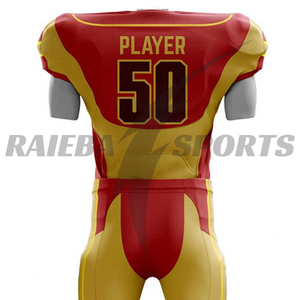 Tenues de football américain personnalisées pour équipes – Maillots de football américain sur mesure avec numéros de joueur imprimés par sublimation, respirants, pour les matchs - Product Image 4