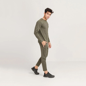 Survêtement personnalisable pour homme grande taille, en molleton imprimé 100 % coton respirant, pull multicolore sportif pour le jogging - Product Image 3