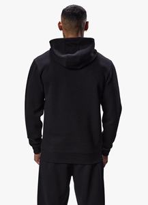 Ensemble de survêtement unisexe noir à capuche, grande taille, 2-en-1, décontracté, manches longues, couleur unie, molleton de coton, pantalon de jogging, tenue d'hiver - Product Image 4
