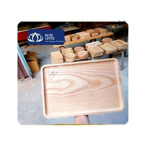 Rattan <b>Storage</b> <b>Tray</b>-Modern Design Multifunction Sustainable & Durable for Kitchen & Living Room Food Display and Everyday Use - Product Image 1