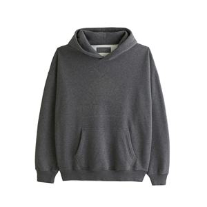 Pull à capuche surdimensionné 100% coton avec logo personnalisé pour hommes Sweat-shirt d'hiver décontracté en coton mélangé avec col à capuche - Product Image 6