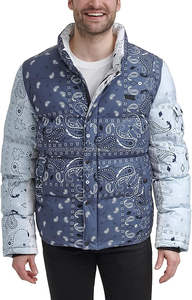 Chaqueta Acolchada de Invierno Unisex con Capucha y Diseño de Burbujas, Relleno de Algodón, Estilo Urbano, 360g, Color Índigo - Product Image 5