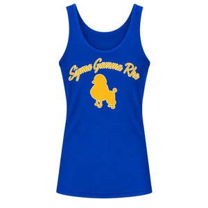 Débardeur Femme Sigma Gamma Rho Personnalisé, T-shirt Sans Manches à Lettres Grecques, Tenue Décontractée Sportive, Mode Estivale - Product Image 1