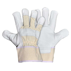 PPE Premium Quality Canadian Rigger Gloves Cow Grain Leather Heavy Duty Anti-Impact Safety <b>Cuff</b> 11 oz Customizable Hand <b>Arm</b> - Product Image 1