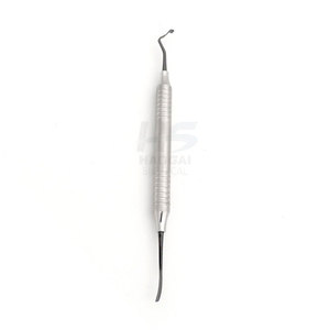 Kit de 5 instruments manuels de restauration dentaire en composite, double-embout, comprenant des détartreurs et des coupeurs, pour chirurgie dentaire - Product Image 1