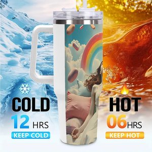Custom <b>Insulated</b> <b>Cup</b> 40oz Stainless Steel Tumbler For Music Festival Concert Merchandise - Product Image 6
