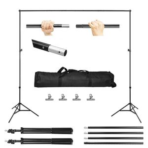 Set Supporto per Sfondo Fotografico Resistente 6.5 X 10ft, Supporto Regolabile per Studio Foto e Video - Product Image 1