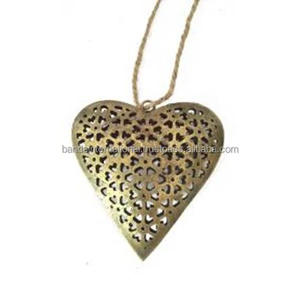 Artículo decorativo colgante de hierro con acabado dorado para decoración del hogar y otras decoraciones navideñas - Product Image 3