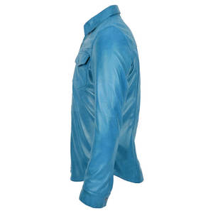 Camisas de Cuero Elegantes para Hombre, Ajuste Cómodo, Tela Suave, Material Ligero, Perfectas para Uso Diario y Nocturno - Product Image 5