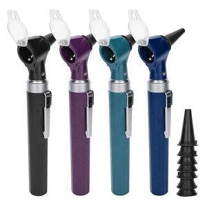 Kit d'examen vétérinaire : Otoscope, instrument de diagnostic pour l'oreille et l'œil, lampe stylo médicale, ensemble d'otoscopes à fibre optique - Product Image 3