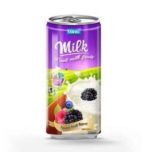 Bebida de 250 ml con Sabor a Fresa, Plátano, Cereza, Frutas del Bosque, Pera y Arándano, Sin Lácteos, Saludable, Proveedor OEM - Product Image 4