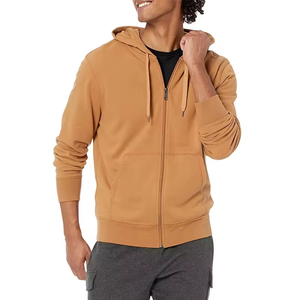 Fabricante OEM, Sudaderas con Capucha de Alta Calidad, 100% Felpa, Cierre de Cremallera, Talla Grande, Manga Larga, Marca Privada USA, Suministro OEM ODM - Product Image 3