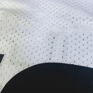 White Mesh Football Jersey Men's Short Sleeve V-Neck Breathable Sporty <b>T</b>-<b>Shirt</b> Number 13 Printed Regular Fit Mesh <b>Shirt</b> - Product Image 4