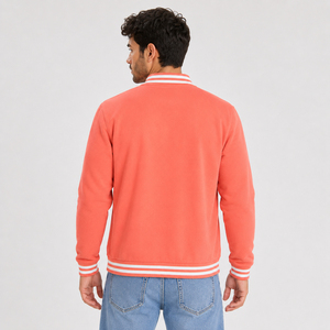 <b>Mens</b> varsity fashion <b>jacket</b> crafted for all day comfort with sporty details and durable structure for everyday modern styling - Product Image 4