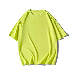 เสื้อยืดเทอร์รี่คุณภาพพรีเมียมทรงโอเวอร์ไซส์สำหรับผู้ชาย แขนสั้น คอกลม ทรงปกติ แบบโอเวอร์ไซส์ สั่งทำได้ - Product Image 6