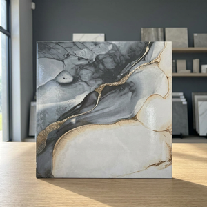 Carreaux de sol en granit poli 40x40 50x50 60x60 pour salon, carreaux de céramique en porcelaine Nano Ivoire, carreaux de céramique pour parking extérieur - Product Image 4