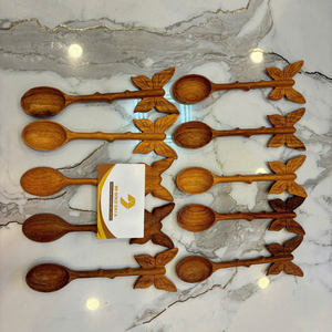 Cuillère en bois du Vietnam pour décorations sur le thème de la horticulture et fournitures de cuisine professionnelles pour chefs de 99 Gold Data - Product Image 6