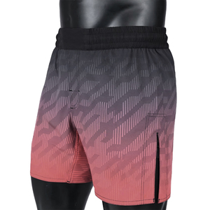 กางเกง MMA ผ้าสแปนเด็กซ์โพลีเอสเตอร์น้ำหนักเบาสำหรับผู้ชาย สวมใส่สบาย เหมาะสำหรับการแข่งขันต่อสู้ พร้อมโลโก้ - Product Image 4