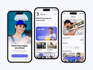 Application de réservation de services à domicile pour les utilisateurs de Mac, version Internet - Trouvez des professionnels, planifiez des services, suivez les réservations, les paiements et les avis - Product Image 2