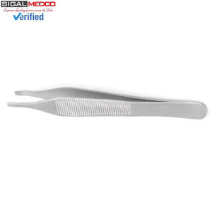 Pinzas para Tejidos Adson Brown 7x7 Dientes 12CM 4.75 Pulgadas, Instrumento Quirúrgico Manual de Acero Inoxidable Premium SIGAL MEDCO SM-SR-0285 CE - Product Image 5