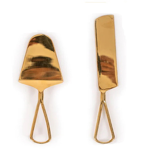 Acero inoxidable de alta calidad con un elegante acabado tipo espejo y asas de lazo únicas, perfectas para servir con elegancia. - Product Image 1