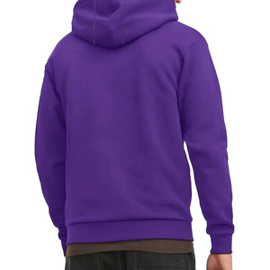 Sudadera con Capucha y Cierre de Cremallera de Aspecto Elegante para Hombre, Logotipo Personalizado, Transpirable, Mangas Largas, Básica, 100% Algodón, Estilo Hip Hop - Product Image 2