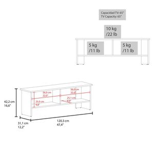 19.7-Inch High White <b>Side</b> <b>Table</b> End <b>Table</b> <b>Sofa</b> <b>Table</b> with Two Shelves for Garden Console <b>Tables</b> - Product Image 3