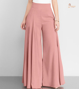 Nouveau pantalon de bureau formel pour femme, taille haute, coupe droite, en toile polyester/coton écologique à séchage rapide, excellente qualité, collection automne - Product Image 1