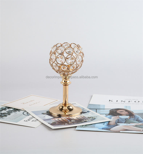 Portavelas de Hotel de boda con decoración de Metal portavelas de cristal europeo - Product Image 3