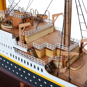 Maqueta de Madera Hecha a Mano del Titanic, Pintada, a Gran Escala, Regalo para Coleccionistas Náuticos, 101.6Lx11.43Wx35.56H cm - Product Image 5